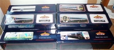 Lot 7 - Four Boxed Bachmann Branch-Line 'OO' Gauge Three Car Sets - Class 159 Stage Coach 31-512, Class 168