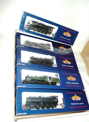 Lot 13 - Five Boxed Bachmann Blue Riband Branch Line 'OO' Gauge Tender Locomotives - WD Austerity...