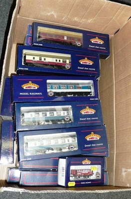Lot 18 - Twenty Nine Boxed Bachmann Branch-Line 'OO' Gauge Coaches, some Blue Riband, including Corridor...