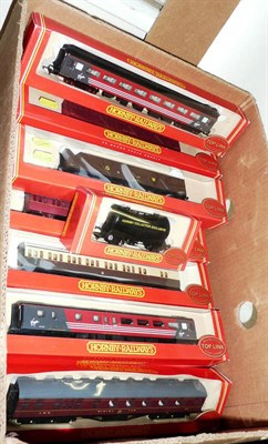 Lot 47 - Twelve Boxed Hornby Top Link Coaches - GWR Autocoach R4025 x 2, BR Autocoach R4100A & R4100B,...