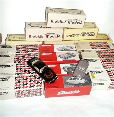 Lot 138 - Twenty Nine Boxed 1/43 Scale Model Metal Cars, comprising four Somerville Models, eleven...