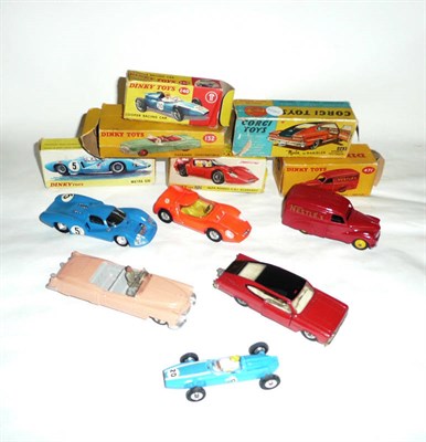 Lot 153 - Six Boxed Diecast Vehicles:- French Dinky - Mantra 630 No.1425E; Dinky - Alfa Romeo Scarbeo No.217