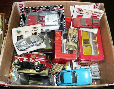 Lot 166 - Seventeen Boxed Large Scale Diecast Vehicles by Burago and Polistil, limited edition Chevrolet...