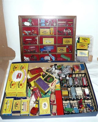 Lot 176 - A Collection of Matchbox and Other Small Scale Diecast Vehicles and Accessories, including...