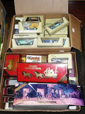 Lot 177 - Eighty Seven Boxed Matchbox Models of Yesteryear, mainly window boxes, including cars and...