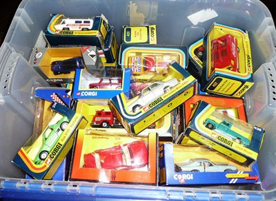 Lot 184 - Twenty Eight Boxed Corgi Window Box Vehicles, mainly late 1970's/early 1980's, including cars,...