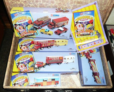 Lot 187 - Twenty Boxed Corgi Classic Chipperfields Circus Vehicles, numbers 31703 x 2, 97887 x 2, 97915 x...