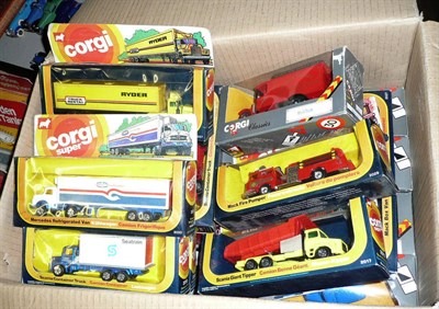 Lot 189 - Thirty Two Boxed Corgi Commercial Vehicles, including Corgi Super and Corgi Classics.