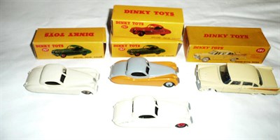 Lot 207 - A Boxed Dinky Dodge Royal Sedan No.191, in cream with tan rear flash, spun hubs and white...