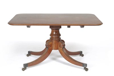 Lot 1557 - A Regency Mahogany Breakfast Table, stamped Gillows of Lancaster, circa 1825, the rounded...