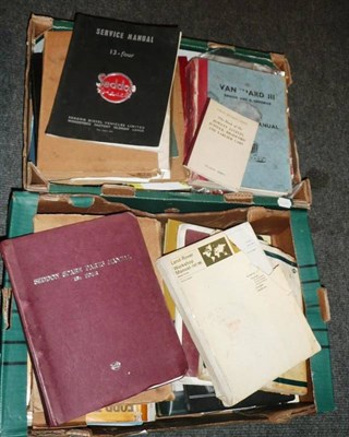 Lot 248 - A Collection of Car and Truck Workshop and Repair Manuals, including Daimler, Austin Healey,...