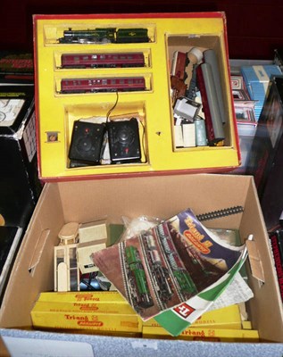 Lot 9 - A Collection of Boxed Tri-ang 'TT' Gauge Trains and Accessories, including Windsor Castle Passenger