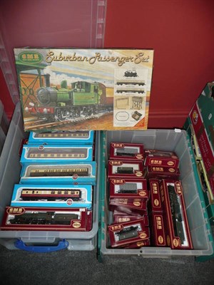 Lot 16 - A Large Collection of Boxed Airfix and Airfix GMR 'OO' Gauge Trains, comprising Suburban...