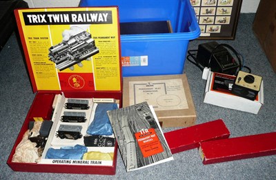 Lot 18 - A Collection of Trix Twin Railway 'OO' Gauge Trains and Accessories, comprising an Operating...