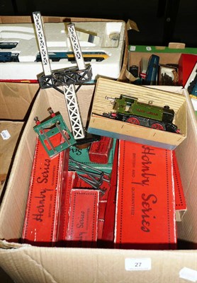 Lot 27 - A Collection of Boxed Hornby 'O' Gauge Trains and Accessories, comprising an M3 Tank...
