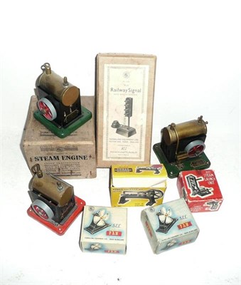 Lot 61 - A Collection of S.E.L Steam Engines and Accessories, including a boxed Standard Steam Engine...