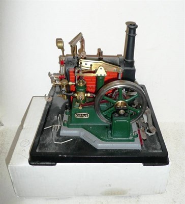 Lot 63 - A Cast Iron Stationary Steam Plant 'Cirrus' by Cotswold Heritage, with horizontal boiler on...