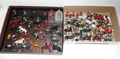 Lot 120 - A Collection of Britains and Other Hollowcast Lead Figures, including Mounted Life Guards,...