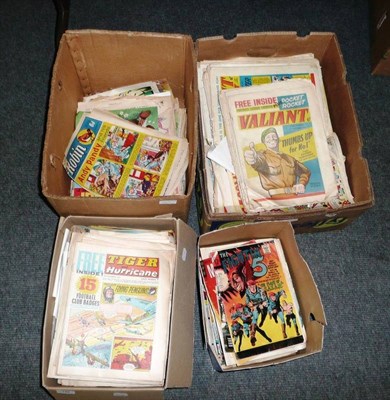 Lot 143 - A Collection of Comics from the 1960's and 70's, including forty Valiant from No.1, four...