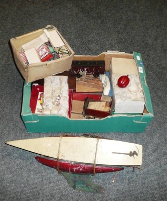 Lot 162 - Mixed Toys, including a box of air powered rubber toys, Snow White printing outfit, Christmas...