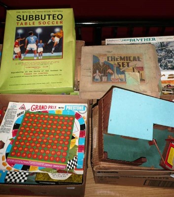 Lot 169 - Mixed Toys and Games, including Chad Valley projector, Subbuteo, two Noddy Series 'Big Ears'...