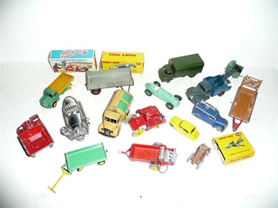 Lot 184 - A Collection of Diecast Vehicles, including a boxed Dinky Ferrari Racing Car No.234, boxed...