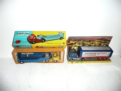 Lot 220 - Two Boxed Corgi Major Commercial Vehicles:- Ford Tilt Cab 'H' Series with Detachable Trailer...