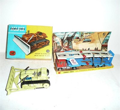 Lot 221 - Two Boxed Corgi Major Commercial Vehicles:- Car Transporter with Ford Tolt Cab 'H' Series...