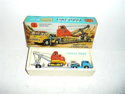 Lot 222 - A Boxed Corgi Gift Set No.27 Machinery Carrier with Bedford Tractor Unit and Priestman Cub...