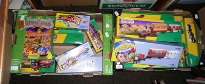 Lot 233 - Twelve Boxed Corgi Classic 'The Showmans Range' Vehicles, No's 24401, 16101, 12601, 27602,...