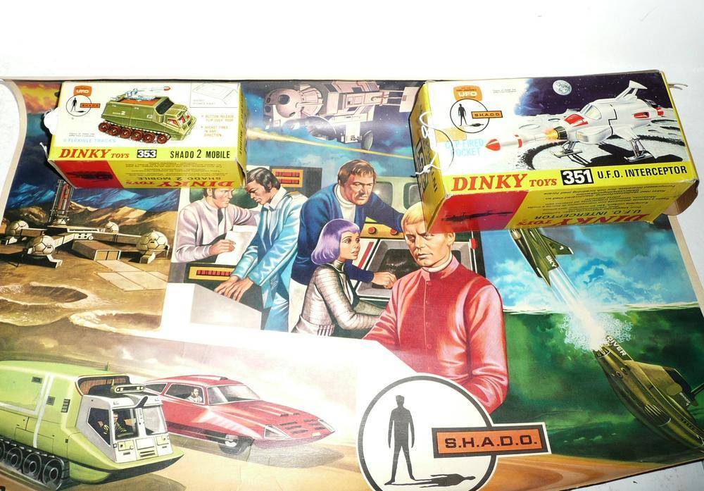 DINKY TOYS 351 SHADO UFO INTERCEPTOR GERRY ANDERSON SERIES