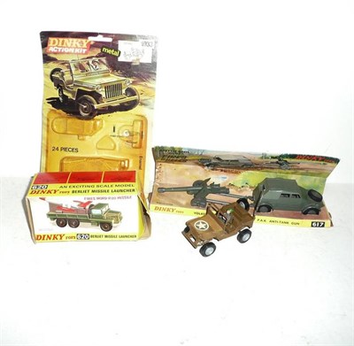 Lot 254 - A Boxed Dinky Berliet Missile Launcher No.620, with Nord R20 missile and inner packing piece;...