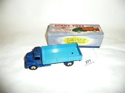 Lot 277 - A Boxed Dinky Comet Wagon with Hinged Tailboard No.932, with blue cab and chassis, light blue...