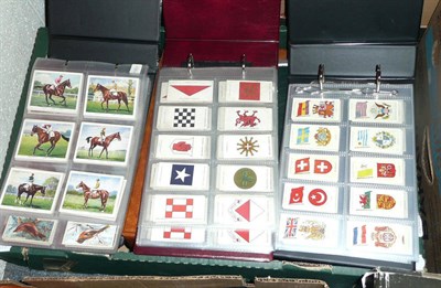 Lot 318 - A Large Collection of Cigarette Card Sets and Part Sets by Wills, Players and Ogdens, subjects...