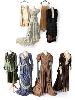 Lot 2154 - Academy Costumes Theatrical Dresses, comprising a Victorian style two piece fitted jacket with...