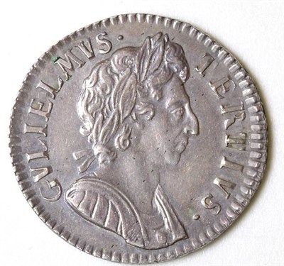 Lot 22 - William III (1694-1702), Pattern farthing struck in silver, 1698, second Issue, date in legend,...