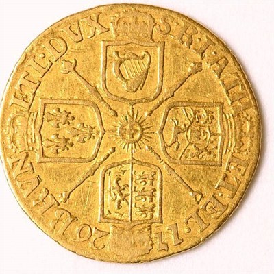 Lot 28 - George I (1714-1727), Half Guinea, 1726, second laureate head right, rev. crowned cruciform...