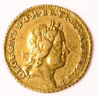 Lot 29 - George I (1714-1727), Quarter Guinea, 1718, laur. head right, rev. crowned cruciform shields,...