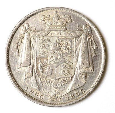Lot 50 - William IV (1830-1837), halfcrown, 1836, bare head r., (S.3834). Wiped or lightly cleaned, good...