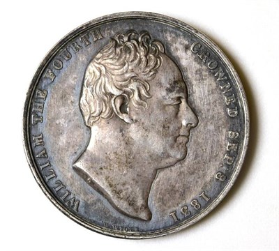 Lot 51 - William IV (1830-1837), Coronation medal, 1831, by William Wyon. Toned and good very fine