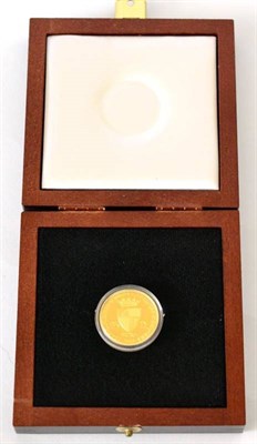 Lot 97 - Andorra gold proof 25 Diners, 1998, in wooden case of issue. Mint state