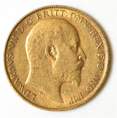 Lot 113 - Edward VII Half Sovereign 1906 GFine/Fine