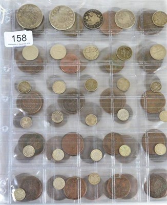 Lot 158 - Russia, a Large Collection of 19th Century Silver & Copper Coins comprising: Silver: 2 x...