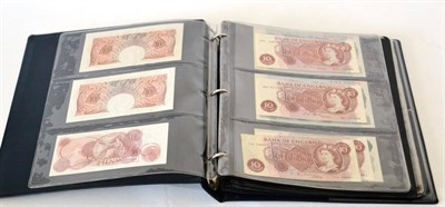Lot 194 - A Collection of Bank of England Banknotes comprising: 6 x 10 shillings: Beale 22C, O'Brien B19Y...