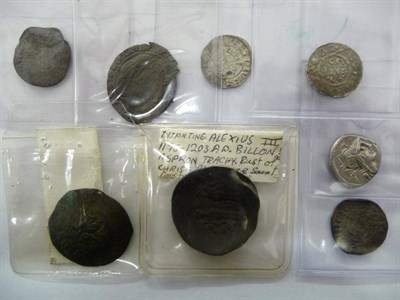 Lot 6 - 8 x Hammered and Ancient Coins, comprising: Henry III short cross penny, Canterbury Mint, Tomas...