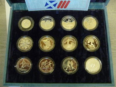 Lot 61 - Collection of Commemorative Silver Proofs for XIII Commonwealth Games 1986, comprising a UK...