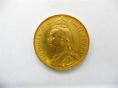 Lot 129 - Gold £2 1887 JH, trivial hairlines otherwise lustrous AEF