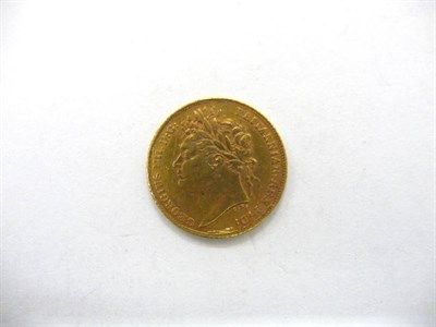 Lot 131 - Half Sovereign 1825, a few contact marks/hairlines, GFine to AVF