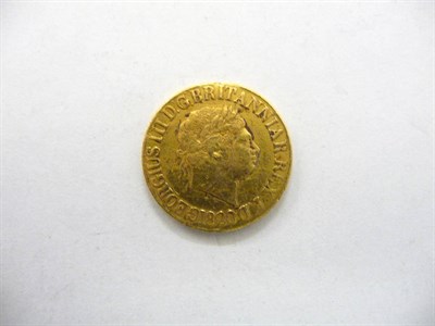 Lot 141 - Sovereign 1820, badly scratched, numerous hairlines, digs and edge knocks otherwise Fine