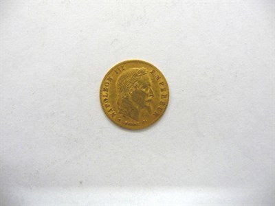 Lot 150 - France Gold 5 Francs 1864BB, AVF